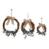 Wicker garland decoration, wicker single-door hanging decorative pendant Item Picture